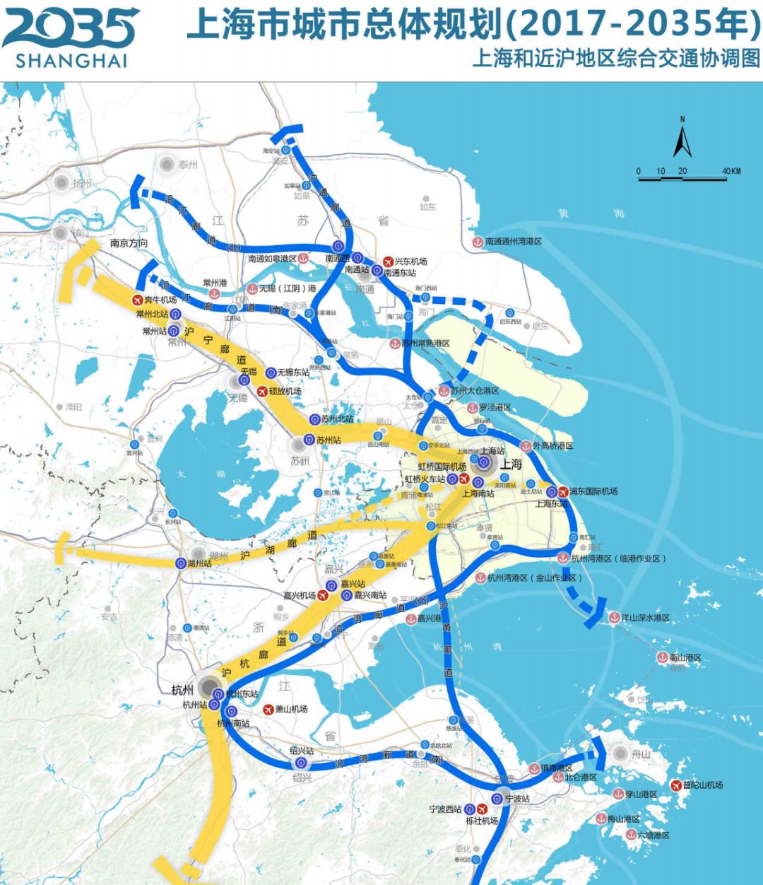 南通新机场,连崇海通道,拟接上海一号线,明年初动工!